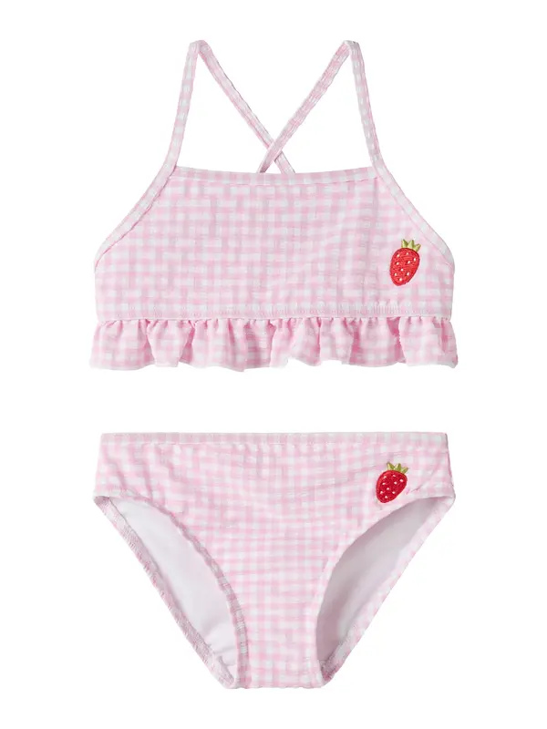 NAME IT NAME IT Bikini 'NMFZammer'  roza / crvena / bijela