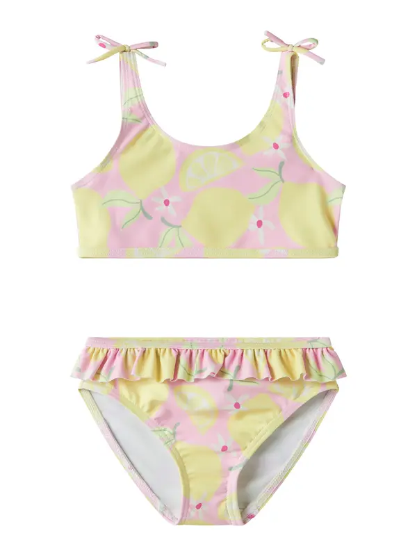 NAME IT NAME IT Bikini 'NMFZILUA'  limeta zelena / zelena / roza / bijela