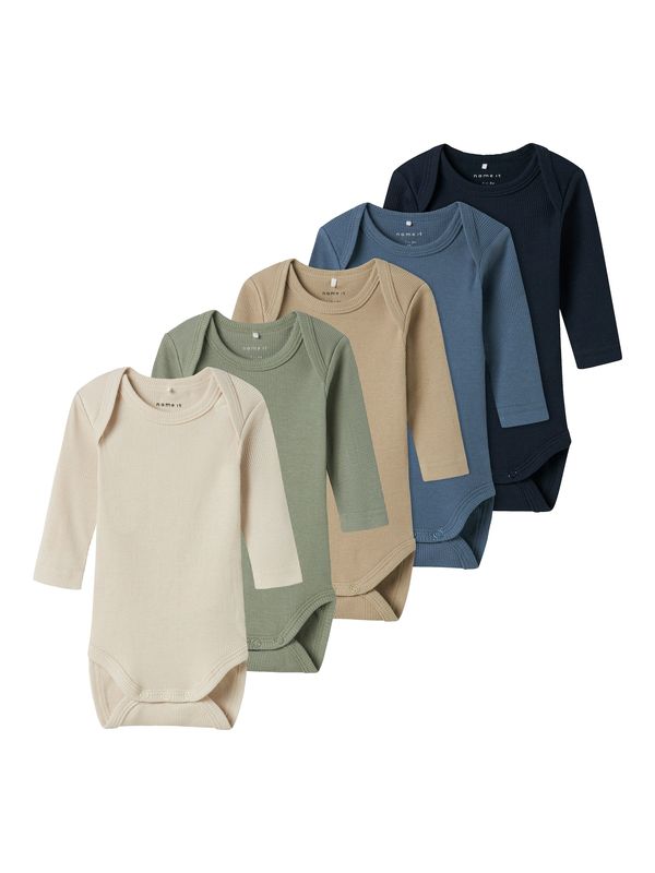 NAME IT NAME IT Dječji bodi  bež / boja devine dlake (camel) / morsko plava / tamno plava / pastelno zelena