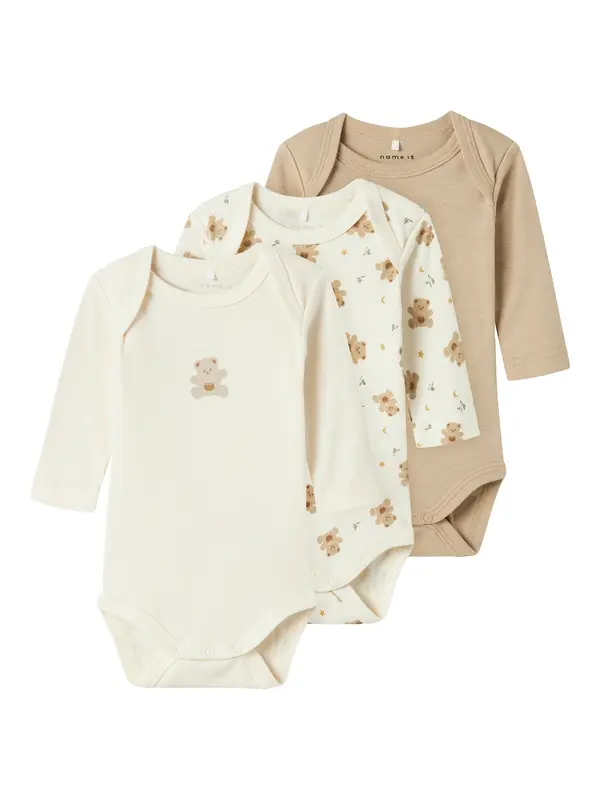 NAME IT NAME IT Dječji bodi  boja pijeska / boja devine dlake (camel) / svijetlobež / smeđa