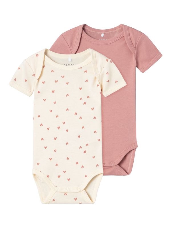NAME IT NAME IT Dječji bodi  boja pijeska / roza