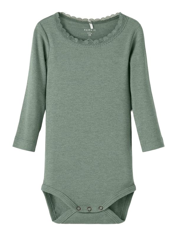 NAME IT NAME IT Dječji bodi 'Kab'  maslinasta