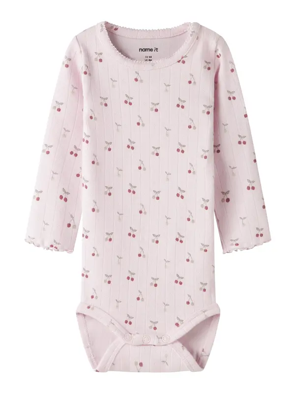 NAME IT NAME IT Dječji bodi 'NBFFICHERRY'  zelena / roza / crvena
