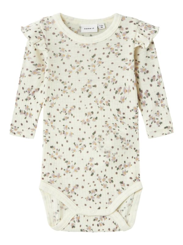 NAME IT NAME IT Dječji bodi 'NBFWOMI'  zelena / svijetloljubičasta / narančasta / bijela