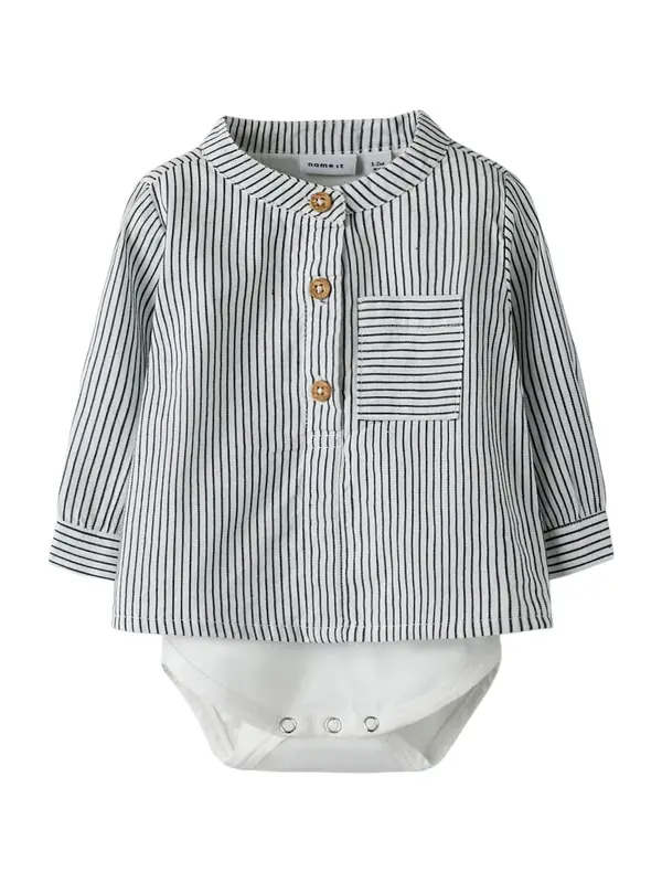 NAME IT NAME IT Dječji bodi 'NBMFar'  crna / bijela