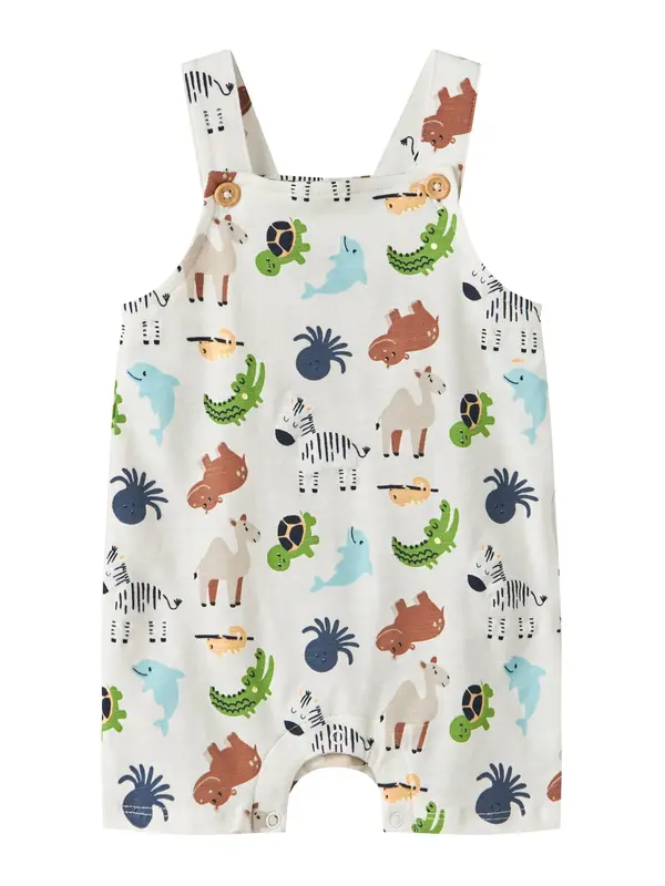 NAME IT NAME IT Dječji bodi 'NBMFARI'  plava / smeđa / zelena / bijela