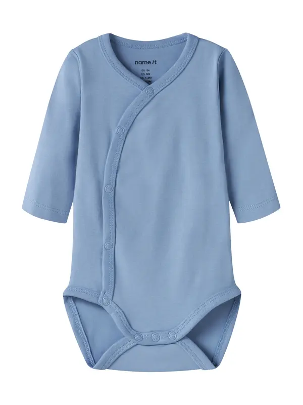 NAME IT NAME IT Dječji bodi 'NBMVROLLE'  pastelno plava