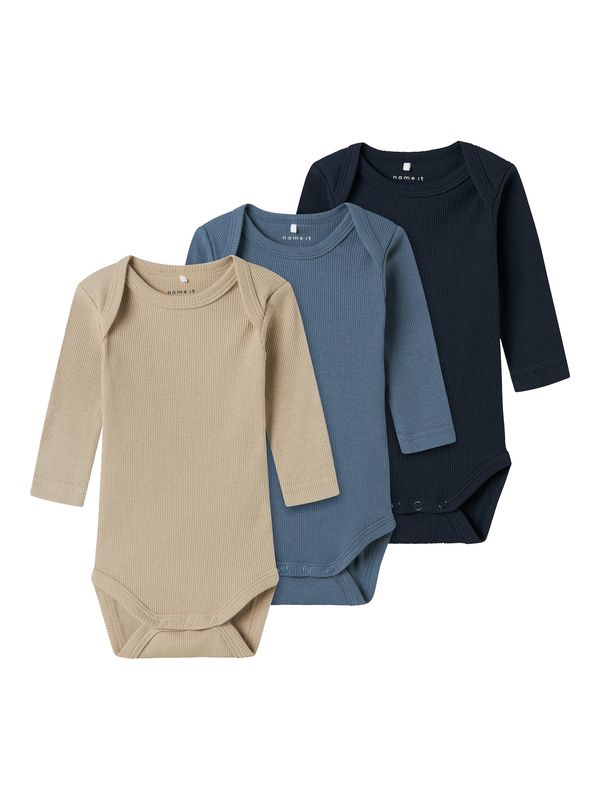 NAME IT NAME IT Dječji bodi  noćno plava / safirno plava / taupe siva