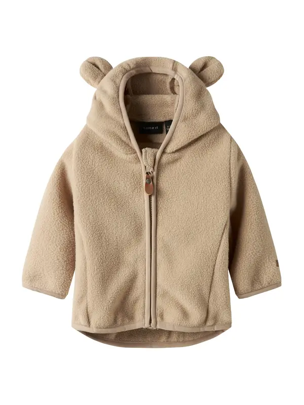 NAME IT NAME IT Flis jakna 'NBNMeeko'  svijetlosmeđa