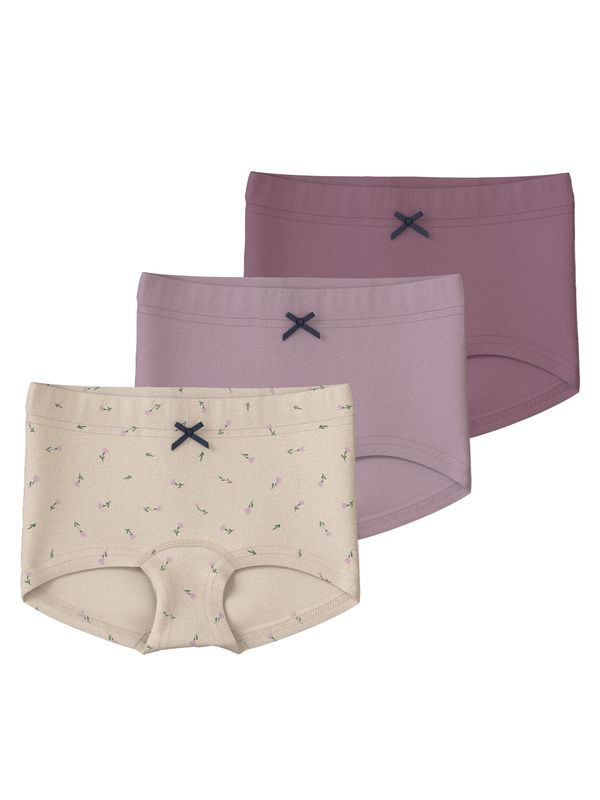 NAME IT NAME IT Gaće  boja pijeska / ljubičasta / tamno ljubičasta