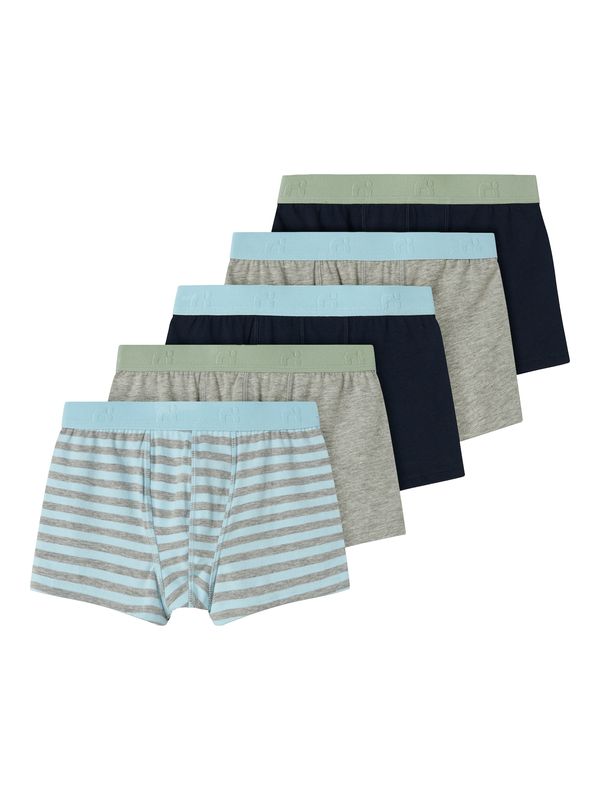 NAME IT NAME IT Gaće  noćno plava / svijetloplava / siva melange / zelena