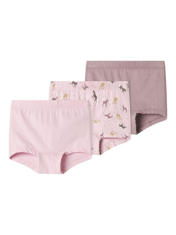 NAME IT NAME IT Gaće  zelena / kaki / sivkasto ljubičasta (mauve) / roza