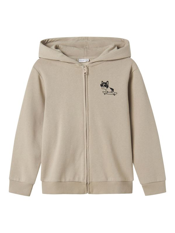 NAME IT NAME IT Gornji dio trenirke  bež / crna