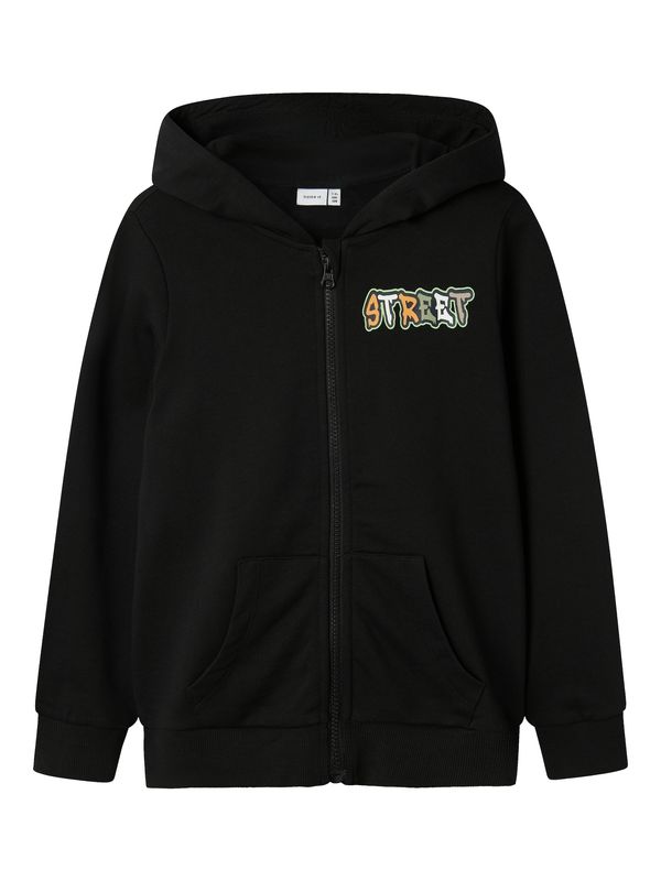 NAME IT NAME IT Gornji dio trenirke 'NKMTARRY'  tamno bež / maslinasta / narančasta / crna