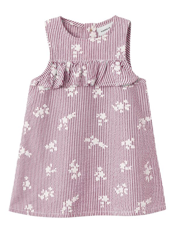 NAME IT NAME IT Haljina 'FESINA SPENCER'  magenta / bijela