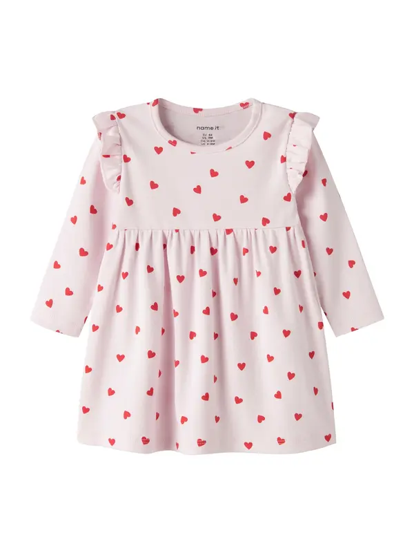NAME IT NAME IT Haljina 'NBFBHEART'  roza / crvena