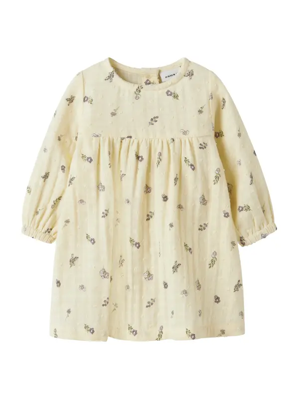 NAME IT NAME IT Haljina 'NBFDorothea'  pastelno žuta / zelena / tamno ljubičasta / bijela