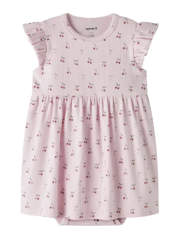 NAME IT NAME IT Haljina 'NBFFICHERRY'  maslinasta / prljavo roza / burgund