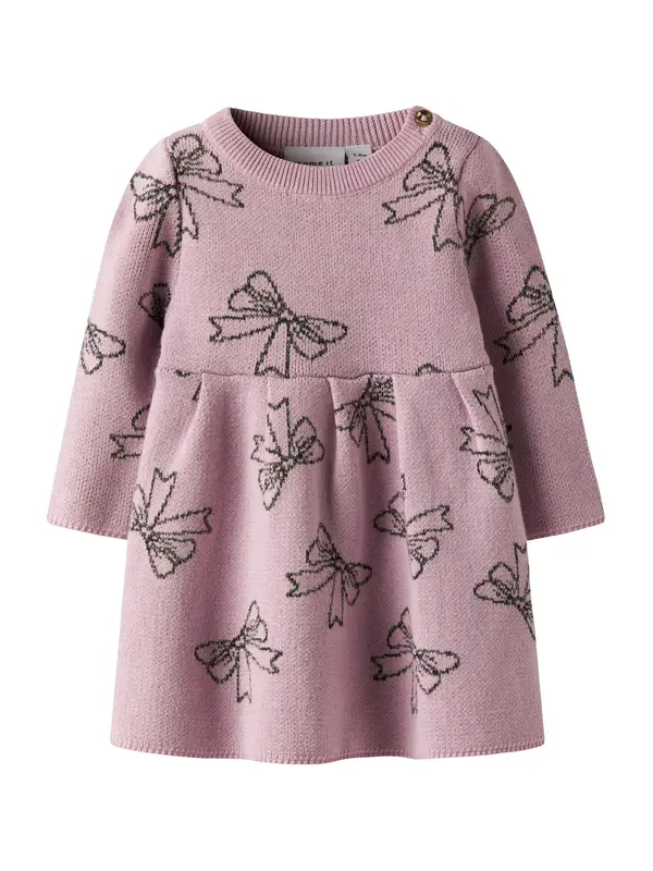 NAME IT NAME IT Haljina 'NBFRebowie'  sivkasto ljubičasta (mauve) / crna