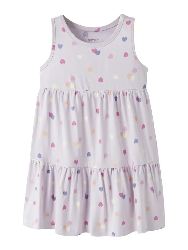 NAME IT NAME IT Haljina 'NMFVigga Spencer'  svijetložuta / ljubičasta / lila / rosé