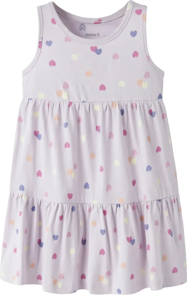NAME IT NAME IT Haljina 'NMFVIGGA'  svijetložuta / ljubičasta / lila / rosé