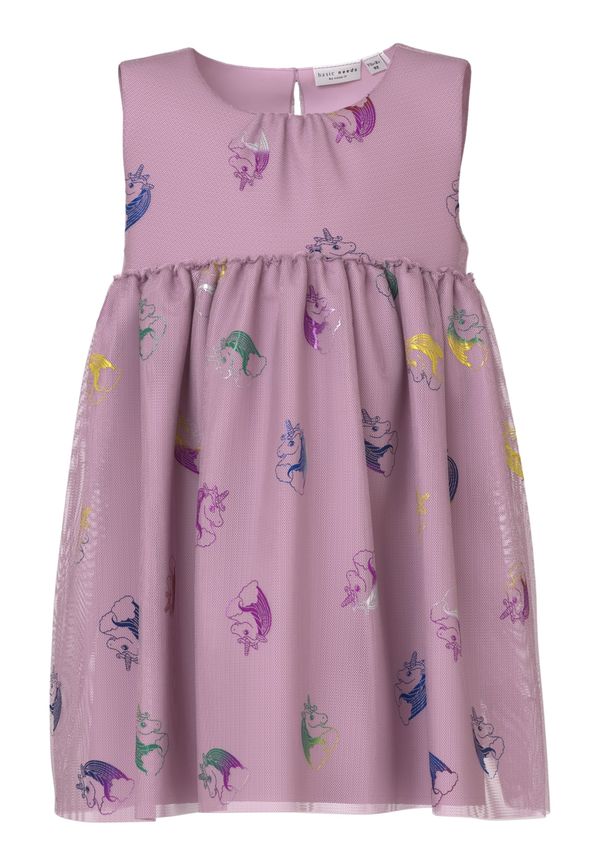 NAME IT NAME IT Haljina 'VABOS SPENCER'  plava / žuta / ljubičasta / ružičasto crvena