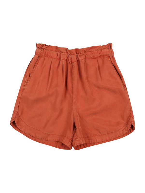 NAME IT NAME IT Hlače 'BECKY TWITINDA'  hrđavo smeđa