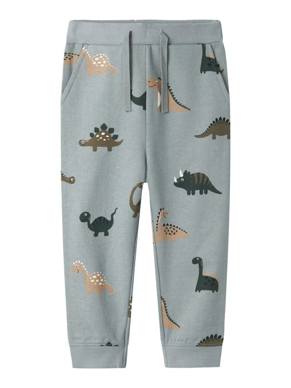 NAME IT NAME IT Hlače  cappuccino / siva / tamno zelena / bijela