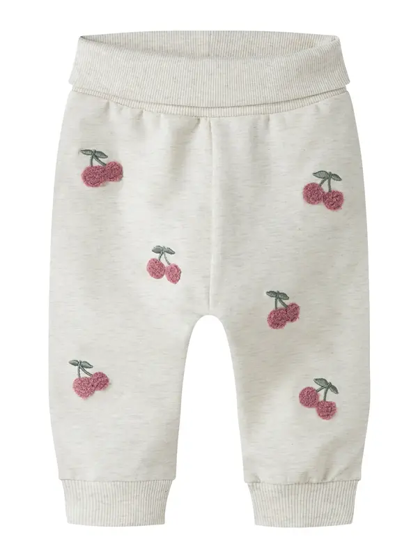 NAME IT NAME IT Hlače 'NBFFAIRY'  kameno siva / maslinasta / rosé