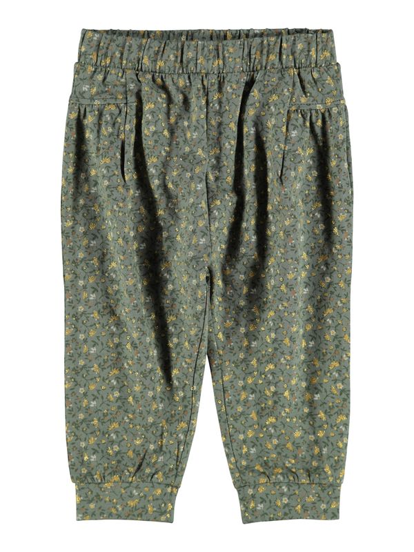 NAME IT NAME IT Hlače 'NBFSoffine'  zlatna / kaki / tamno zelena / hrđavo crvena / bijela