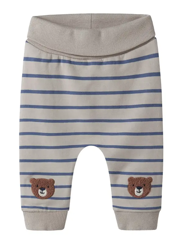 NAME IT NAME IT Hlače 'NBMDADDEL'  mornarsko plava / smeđa / bež siva / bijela