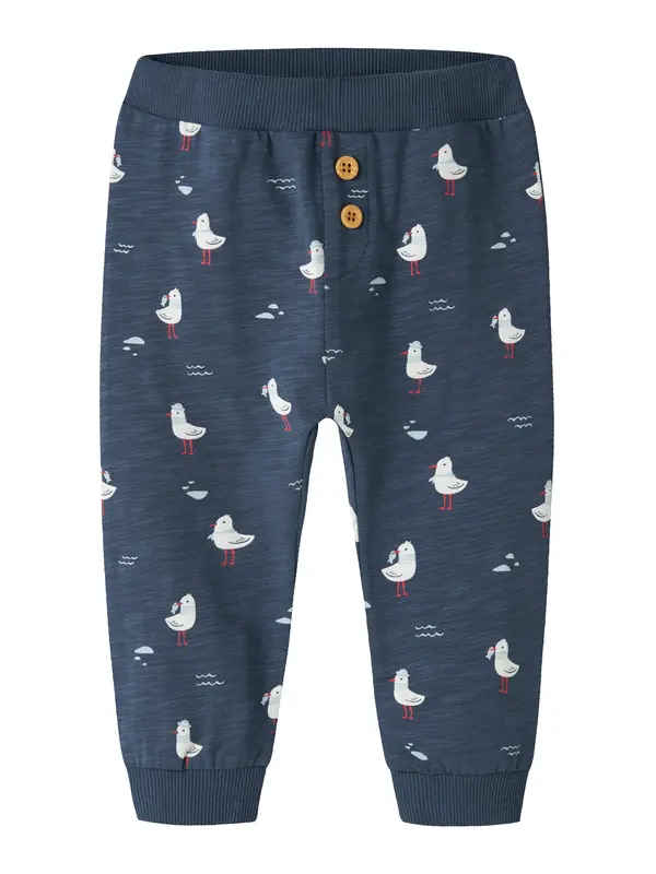 NAME IT NAME IT Hlače 'NBMFLAP'  mornarsko plava / tamno crvena / bijela