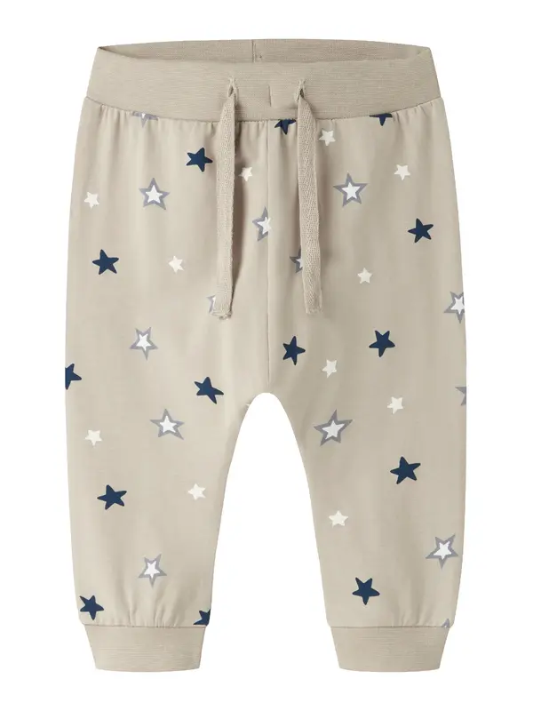 NAME IT NAME IT Hlače 'NBMVROELS'  bež / mornarsko plava / svijetloplava / bijela