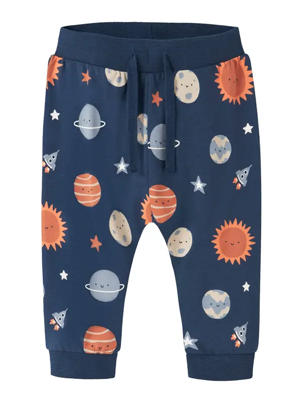 NAME IT NAME IT Hlače 'NBMVROELS'  boja pijeska / mornarsko plava / pastelno plava / narančasta