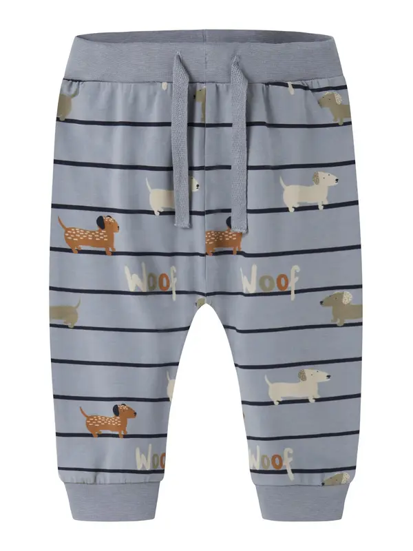 NAME IT NAME IT Hlače 'NBMVROELS'  ecru/prljavo bijela / opal / smeđa / crna