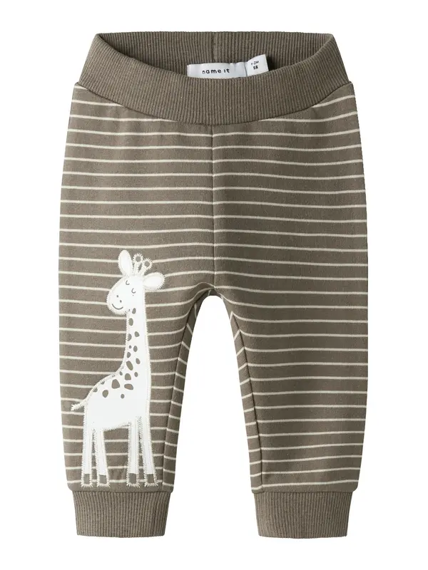 NAME IT NAME IT Hlače 'NBNTUT'  smeđa / bijela