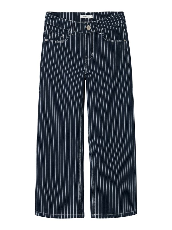 NAME IT NAME IT Hlače 'NKFROSE'  mornarsko plava / bijela