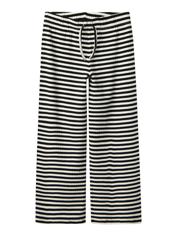 NAME IT NAME IT Hlače 'NKFSURAJA'  crna / bijela