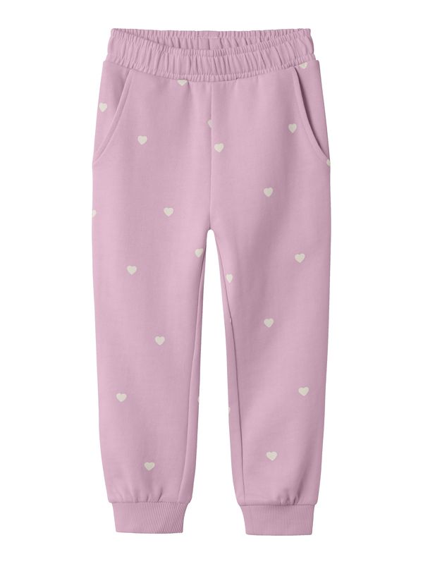 NAME IT NAME IT Hlače 'NMFVALBA'  roza / bijela