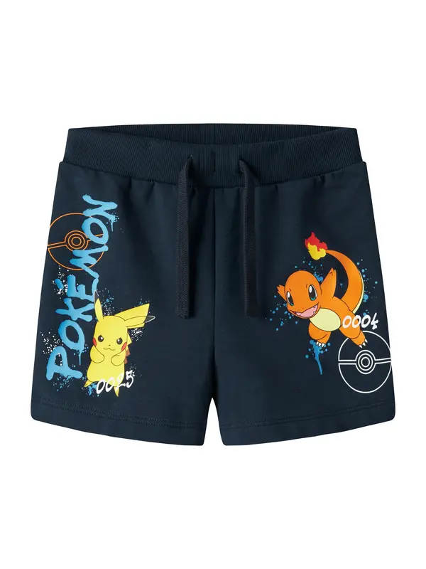 NAME IT NAME IT Hlače 'NMMMumi Pokemon'  mornarsko plava / azur / žuta / narančasta