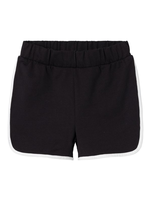 NAME IT NAME IT Hlače 'VACA'  crna / prljavo bijela