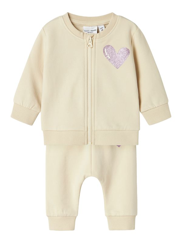 NAME IT NAME IT Jogging komplet 'NBFVRILLIE'  toplo smeđa / ljubičasta