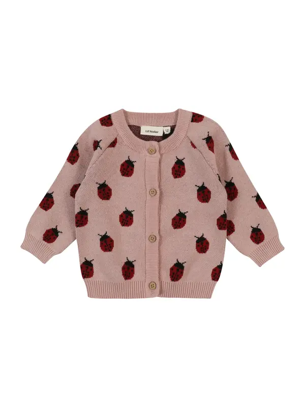 NAME IT NAME IT Kardigan 'NBFLULIO'  prljavo roza / bordo / crna