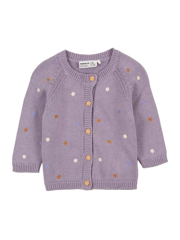 NAME IT NAME IT Kardigan 'NBFTIFLOW'  boja pijeska / nebesko plava / smeđa / lavanda