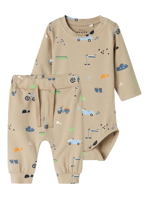 NAME IT NAME IT Komplet 'NBMVROELS'  tamno bež / svijetloplava / tamno plava / narančasta