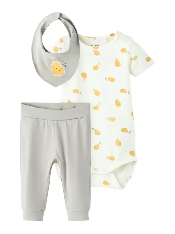 NAME IT NAME IT Komplet 'NBNOPEARRY'  žuta / siva / bijela