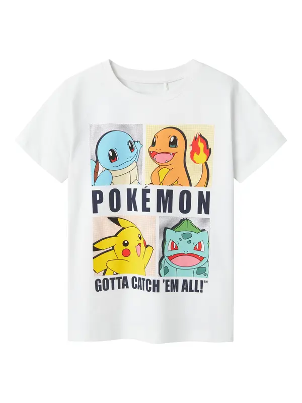 NAME IT NAME IT Majica 'Dazz Pokemon'  miks boja / bijela