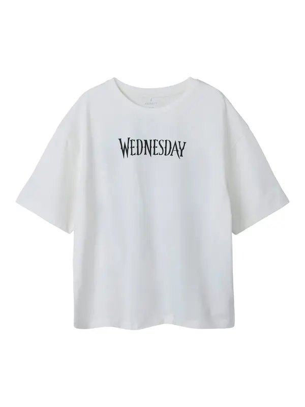 NAME IT NAME IT Majica 'Dyp Wednesday'  safirno plava / ljubičasta / crna / bijela