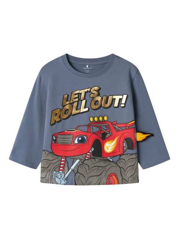 NAME IT NAME IT Majica  golublje plava / žuta / siva / crvena