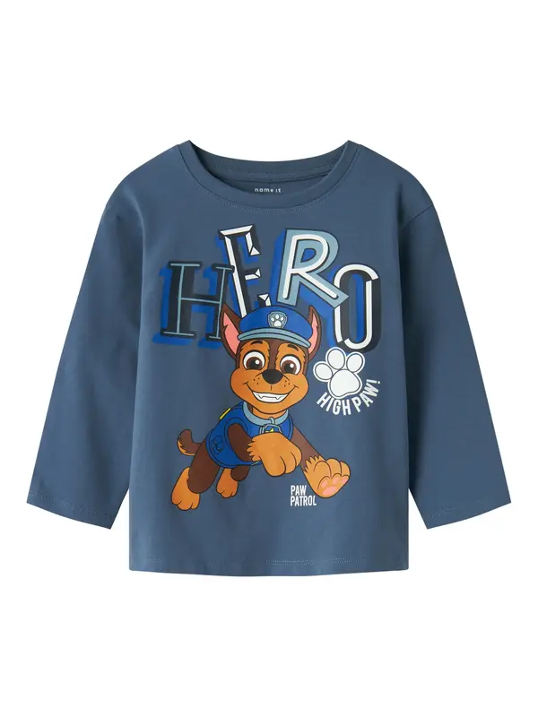 NAME IT NAME IT Majica 'Jahav Pawpatrol'  safirno plava / smeđa / karamela / bijela